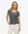 Superdry Vrouwen Studios T-shirt met Laag Uitgesneden Ronde Hals Blauw