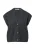 COMMA Gebreide bodywarmer  antraciet