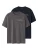 TWO SOON Shirt  grijs / zwart