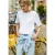 Street One Studio Dames Shirt met ronde hals en pareldetail in Wit