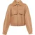 Dreimaster Leren blouson Dames Kameel