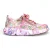 Laura Vita Nikito 62 dames sneakers met roze bloemenprint en platformzool, gemaakt van leer.