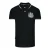 Aquascutum Aldis getipt zwart poloshirt