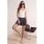 TRENDYOLMİLLA Dames Grijs Effen Kort / Mini Basic Skort Rokken