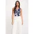 Morgan mouwloze top donkerblauw