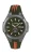 Plein Sport Analoog horloge ‘TIGERMASTER’  donkergroen / lichtrood / zilver