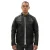 Heren vintage zwart leren bikerjack-Napels
