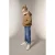 KIDS ONLY GIRL reversible gewatteerde winterjas camel/ecru
