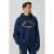 Sweatshirt met capuchon, print en zak