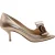 Valentino Metallic Couture Strik Pumps in Gouden Nappa Leer