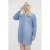 VERO MODA CURVE blousejurk VMSILA blauw
