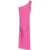 Motivi One-shoulder Dress With Gathers Fucsia