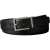 Calvin Klein Square Buckle Emboss Belt Black/brushed Nickel
