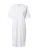 Urban Classics – Organic Oversized Slit Korte jurk – S – Wit