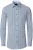 Venti Body Fit Overhemd blauw, Print