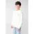 Shoeby sweat sweater met backprint – ecru
