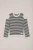WE Fashion – Meisjes gestreepte trui van ribstof – Regular fit – Gebroken wit – LENZING™ ECOVERO™ viscose –