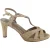 La Strada 2501281-1843 gold glitter dames sandalen gekleed