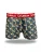 UNABUX Boxershorts ‘ BLACK WHITE RABBIT ‘  bruin / grijs