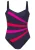 LASCANA Badpak  marine / rosa / rood