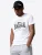 LONSDALE Shirt ‘Kilchoan’  lichtgrijs / zwart / wit