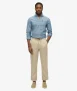 The Merchant Store-linnen Broek Light Grey