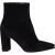 Gianvito Rossi Puntige Enkelboots in Zwart Suède