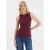 C.O.J. Denim Top liv burgundy