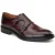 Base London Taper Lederen Mannen Bordo Dubbele Monk Schoenen