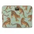 Wouf Laptoptas ‘Daily’  sepia / smaragd / zwart