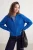 TRENDYOLMİLLA Dames Blauw Effen Lang Loszittend Vesten