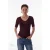 Blouse met V-hals