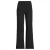 Anytime wide leg broek met plooien zwart