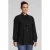 Plus Basics blouse van travelstof zwart