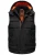 STONE HARBOUR Bodywarmer ‘Egoor’  grijs / oranje / zwart