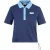FILA Tarbeck Cropped Polo Tee Medieval Blue