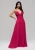 Ombre Avondjurk ‘Selene’  donkerrood