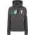 Money Heren Satijnen Hoodie met lange mouwen (Houtskool)