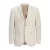 JACK & JONES PREMIUM colbert met linnen gebreid beige