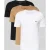 HUGO BOSS Classic T-shirts regular fit (3-pack) – heren T-shirts O-hals – midden beige – zwart en wit