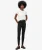 Skinny Jeans met Hoge Taille van Biologisch Katoen Zwart