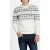 GUESS Ski Cn Jacquard Swtr Cream White