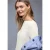 Street One Dames Geribd shirt in Wit