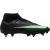 Nike Mercurial Academy voetbalschoenen voor heren met gebreide kraag, geschikt voor zachte ondergrond (Zwart, Groen)