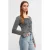 Katoenen Geribbelde Crop Cardigan