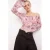 TRENDYOLMİLLA Dames Meerkleurig Bloemen Lang Getailleerd Blouses
