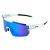 YEAZ Sportzonnebril ‘Sunspark’  blauw / wit