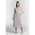 Michael Kors Button Down Dress In White Zebra Jaquard