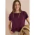 Shirt met korte mouwen en gespdetail