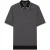 Ted Baker Ss Regular Geo Textured Black Polo Shirt